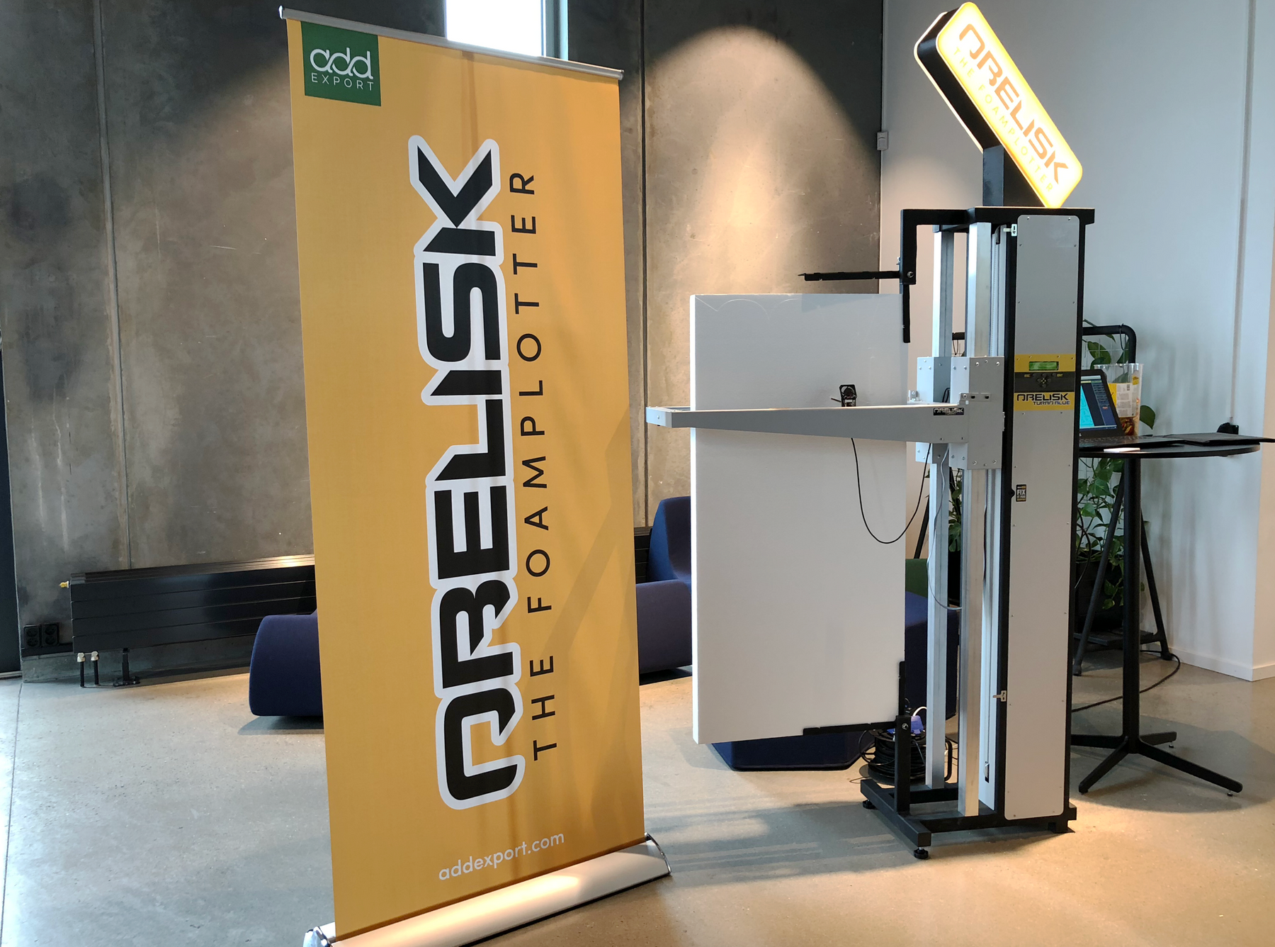 Obelisk Foamplotter på Print & Pack Roadshow