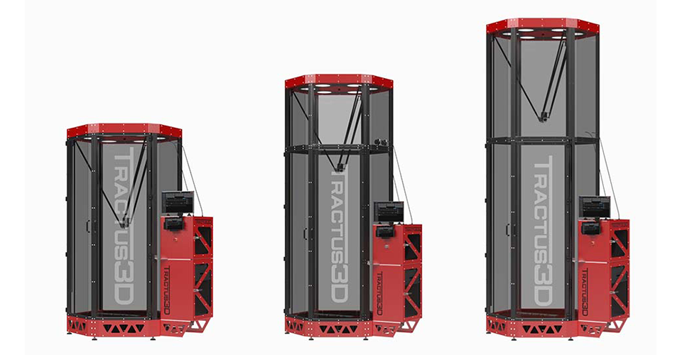 Signtools släpper 3 nya och 3 gånger så snabba 3d-skrivare från Tractus3D