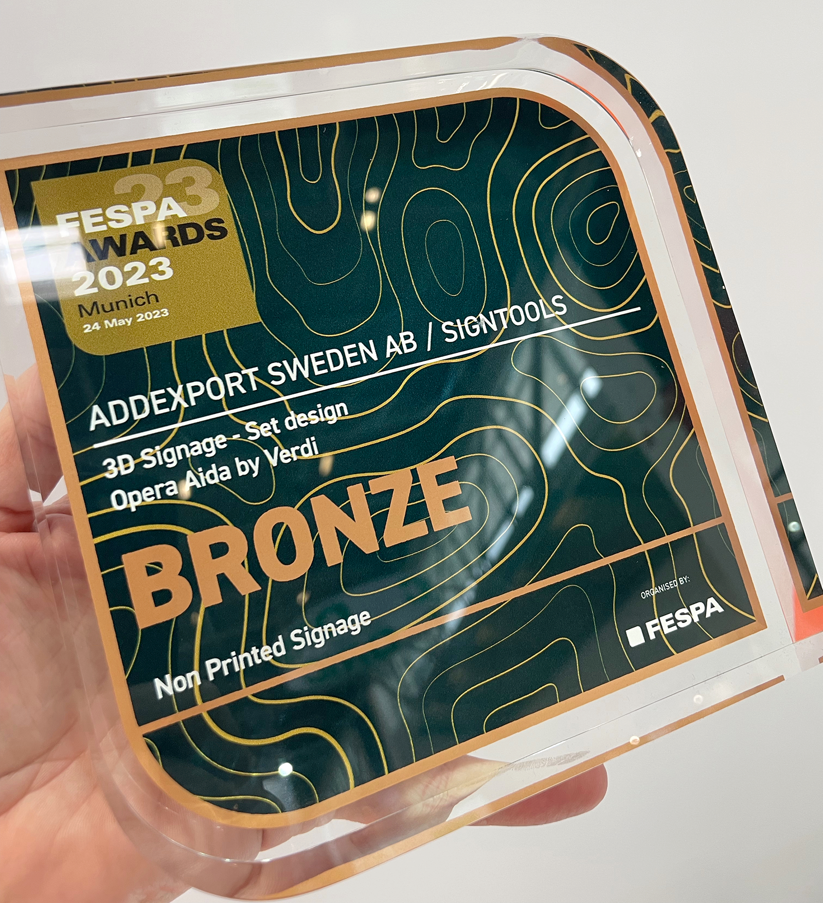Signtools vinner brons på FESPA Awards för bästa skylt