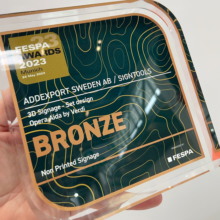 Signtools vinner brons på FESPA Awards för bästa skylt