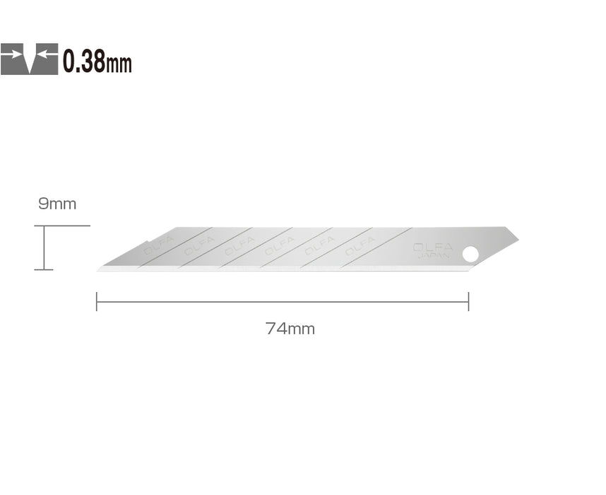 Olfa SAB-10, 10st 30° brytblad